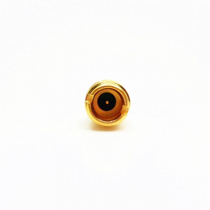 Bulkhead Microminiature Push On Coaxial Connectors SMP Male