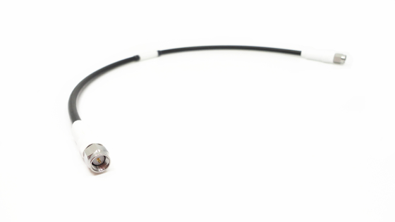 SMA male plug to SMA male plug RF Coaxial Flexible Cable Assembly frequency up to 18 GHz and Customize the cable length