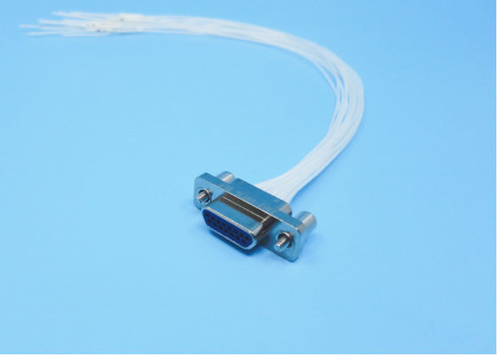 J30J Rectangular Connector 15pins Male Plug Outer Conductor with Nickle Plating Center Conductor with Gold Plating Used for Communication, Radar