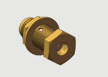 50 Ohm SMA Female Jack To SMP Male Plug limited detent / smooth bore with engagement depth 2.79mm bulkhead mount RF Coaxial Adapter frequency up to 18 GHz