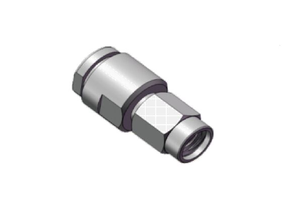 Stainless Steel Mini SMA cable connector for RF signal transmission in navigation systems