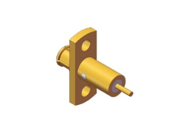 18GHz Copper Alloy SMP Female Flange Mount RF Coaxial Connector for Precision RF Connections