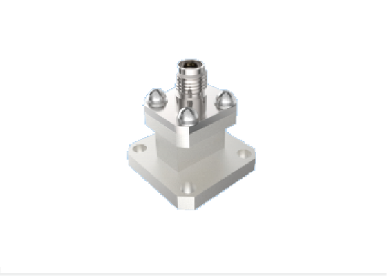 WR 42 Waveguide to 2.92mm K Type Adapter 18GHz~26.5GHz End Launch Aerospace RF Connectors Using for K Band