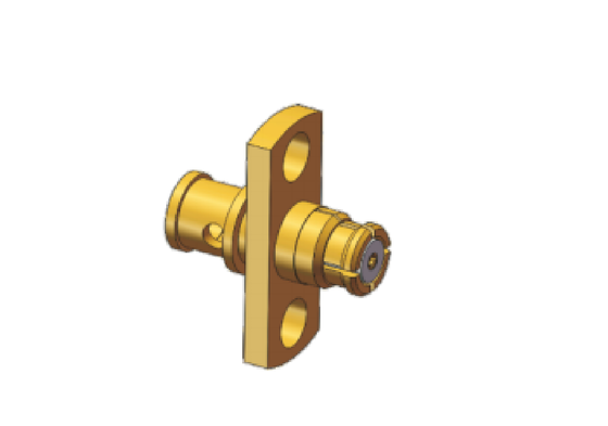 2 holes flange mount SMP Female Cable Connector Jack mating for CXN3506/MF108A Frequency Up To 18GHz
