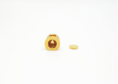 Female Right Angle RF Connector , SMP RF Coaxial Connector Gold Plated