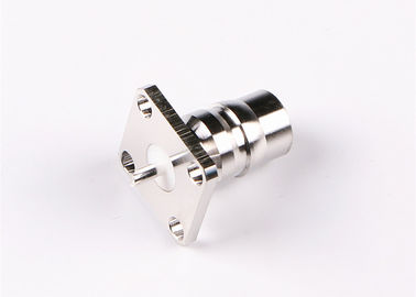 Male Plug SMB with Four Hole Flange PCB Mount RG174 Straight RF Coaxial Connector