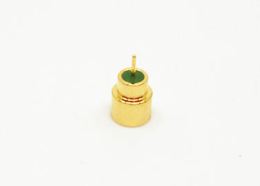 Brass Material Coaxial SSMP Connector , Hermetic Seal Connector Light Weight