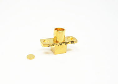 Right Angle Female SMP RF Connector 2 Holes Flange Mount SMP-JWFB2 CE
