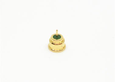 SMPM Staight Rf Coaxial Solder SSMP Connector With Gold Plated For Instrumentation