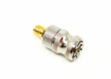 Impedance 50Ω RF Antenna Connector SOSMA Nickel Plated Mount Connector High Frequency