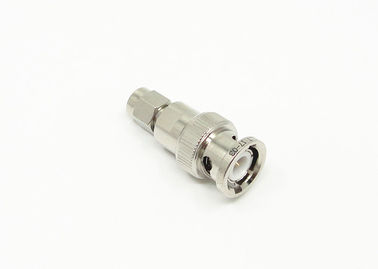 BNC Male To SMA Male Straight RF Adapter For Base Station / Outdoor Facilities