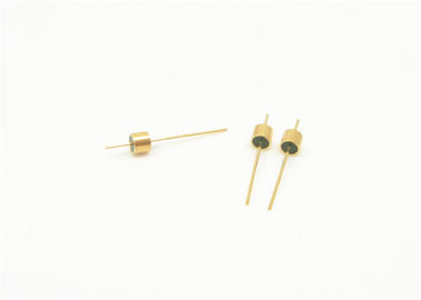 Single Pin Hermetic Electrical Connectors Kovar 4J29 Material Gold Plated Surface