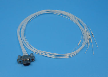 500 Cycles Durability Rectangular J30j Connector With 500mm AFR250 White Cable
