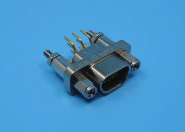 J30j Series 9 Pin Receptacle Connector Miniaturized Rectangular For Avionics / Radars