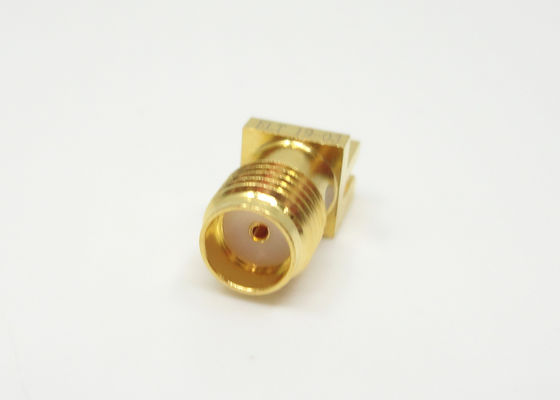 SMA Solder Type Straight PCB Mount RF Coax Connector