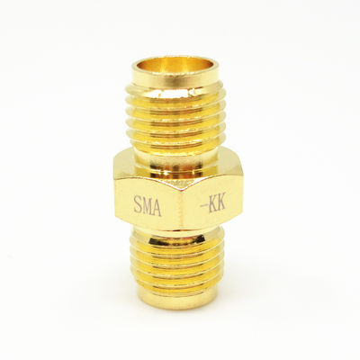 Brass/ Stainless steel Female To Female 50Ohm SMA RF Connector Adapter