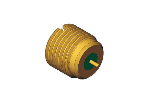 Hermetically Sealed SMP Coaxial Male Bulkhead RF Connector