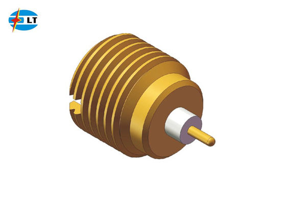 40GHz Brass Bulkhead SMP Male Plug Connector