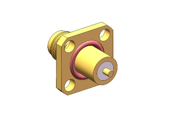 SMA Type Hermetically Sealed Female RF Connector with Microstrip for Antenna Automotive