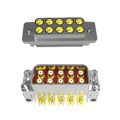 High Frequency Rectangular Integrated RF Connector