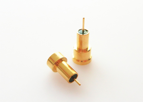 SMP Male Straight Chamfer Pin Termination Microstrip RF Connector Hermetically Seal Limited Detent