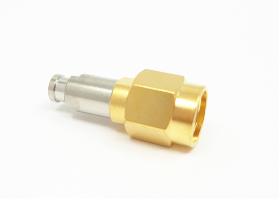 21.1mm Straight SMA Cable Connectors Male Nut Mounting For Cable SFF-50-1.5-1 RG316