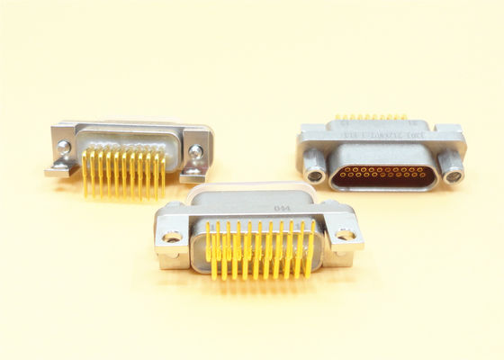 Right Angle J30J Series Connector Micro-D / D-Subminature 21 Pins
