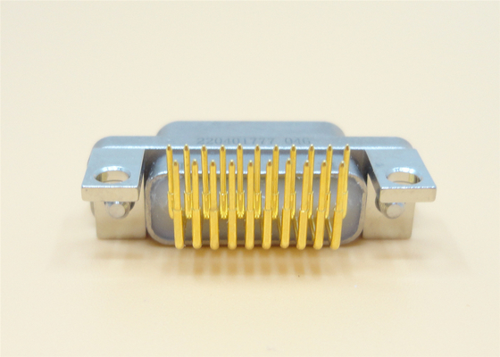 Right Angle J30J Series Connector Micro-D / D-Subminature 21 Pins MDM Connector For PCB