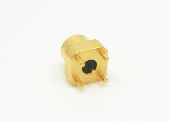 Mini SMP Series Male RF Connector Pin Header PCB Mount Full Detent 4 Short Legs