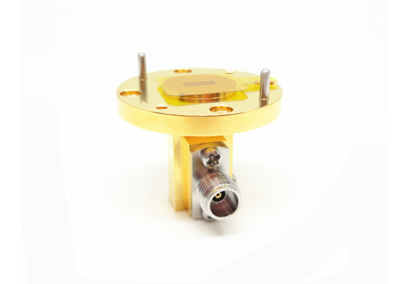 WR22 BJ400 To 2.4mm Female Waveguide To Coax Adapter 32.9GHz~50GHz 2.4/BJ400-KF