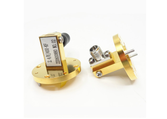 WR22 BJ400 To 2.4mm Female Waveguide To Coax Adapter 32.9GHz~50GHz 2.4/BJ400-KF