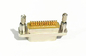 Solder J30J Series Female 25 Pins Connector For Cross Sectional Area 0.1 - 0.15mm2 Wire