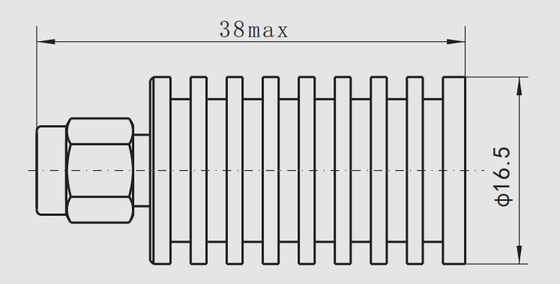 SMA-Male Termination Features DC-18GHz Frequency Range 10watts