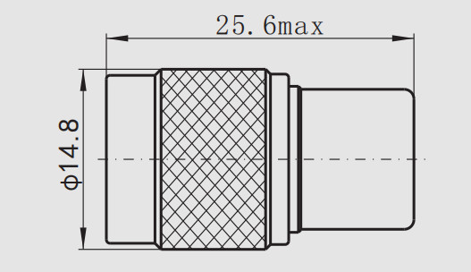 1 Watts Power Male Plug Termination Load 18 GHz 1.25 VSWR