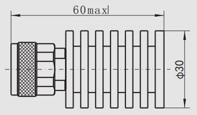 N - Male 10W RF Fixed Matched/Termination Load 50Ohm