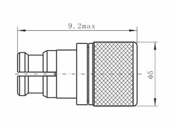 SMP Female Microwave RF Coaxial Connector VSWR 1.35 0.5 - 1 Watt CW. BeCu Body Contacts