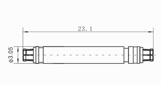 SSMP Female to Female RF Connector Board to Board Connector Bullet Adapter