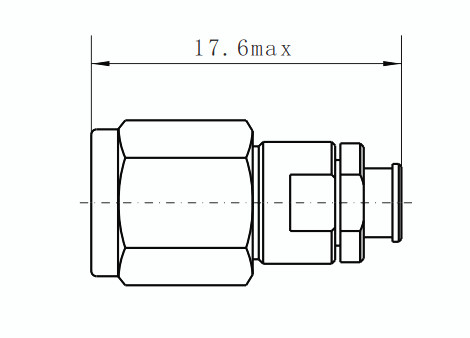 Male Stainless Steel 2.4mm RF Connector for CXN3506/MF108A Cable