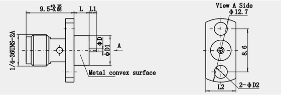 Electrical SMA RF Connector SMA Female Connector SMA for Aerospace Communication