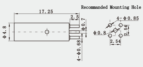 SMP Series Male PCB Mount RF Connector Limited Detent For Ultimate Performance