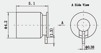 SMP Male Limited Detent RF Connector Engagement Depth 2.79mm RF Connector