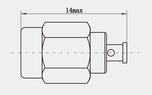 Straight SSMA Male RF Connector For MF068B Cables Ensuring Stable Connection