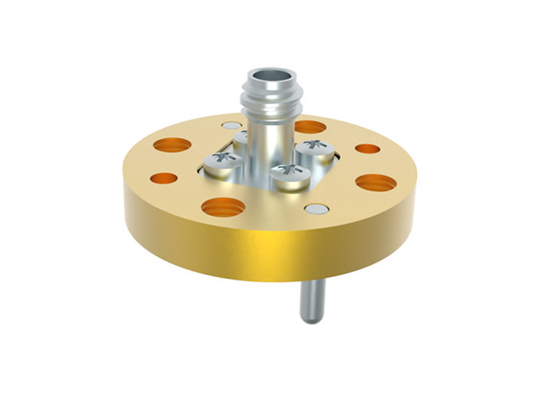 WR10 BJ900 To 1.0mm Female Waveguide To Coax Adapter 74GHz~110GHz End launch 1.0/BJ900-KFE1