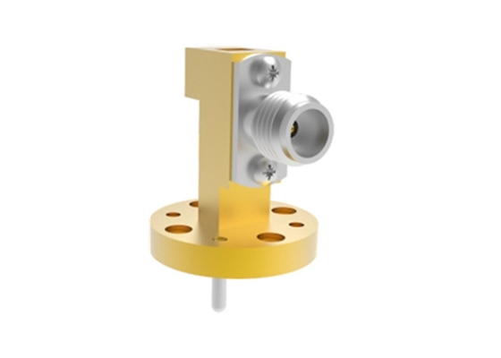 WR14 BJ620 To 1.85mm Female Right Angle Waveguide To Coax Adapter 49.8GHz~70GHz 1.85-BJ620-KF