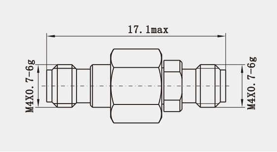 Female to Female RF Coax Adapter Connector Reliable and Durable Stainless Steel