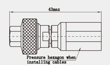 K2.92 Male Stainless Steel RF Coax Connector For MF30/MF30A/TLL40-1130A Cable