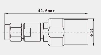 K2.92 Male Stainless Steel RF Cable Connector With Spring-loaded Armor