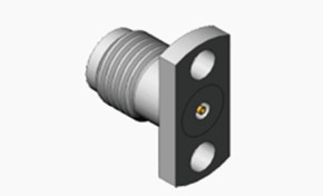K2.92 Female Flange Stainless Steel RF Coaxial Connector with Microstrip for Communication
