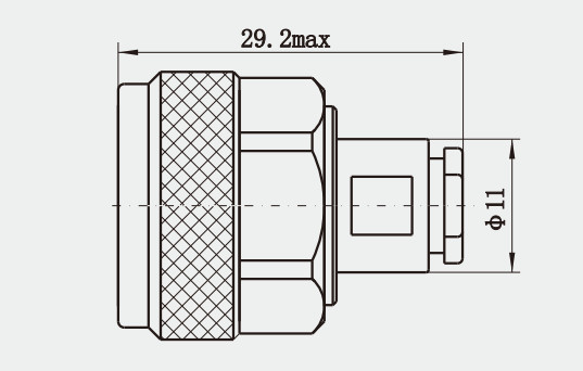 N Male Stainless Steel Solder + Clamp RF Coaxial Connector for MF147A/MF147B Cable