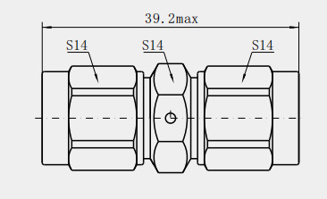 Premium TNC Male to Male RF Coaxial Connector Adapter